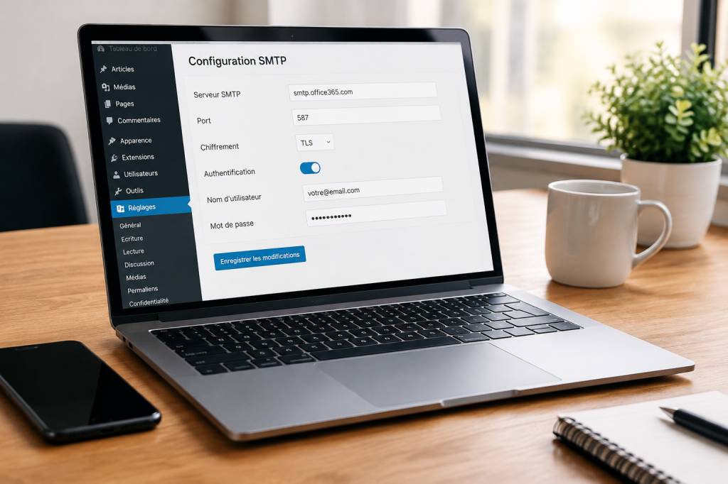Comment configurer smtp Office 365 sur WordPress pour envoyer des e-mails fiables